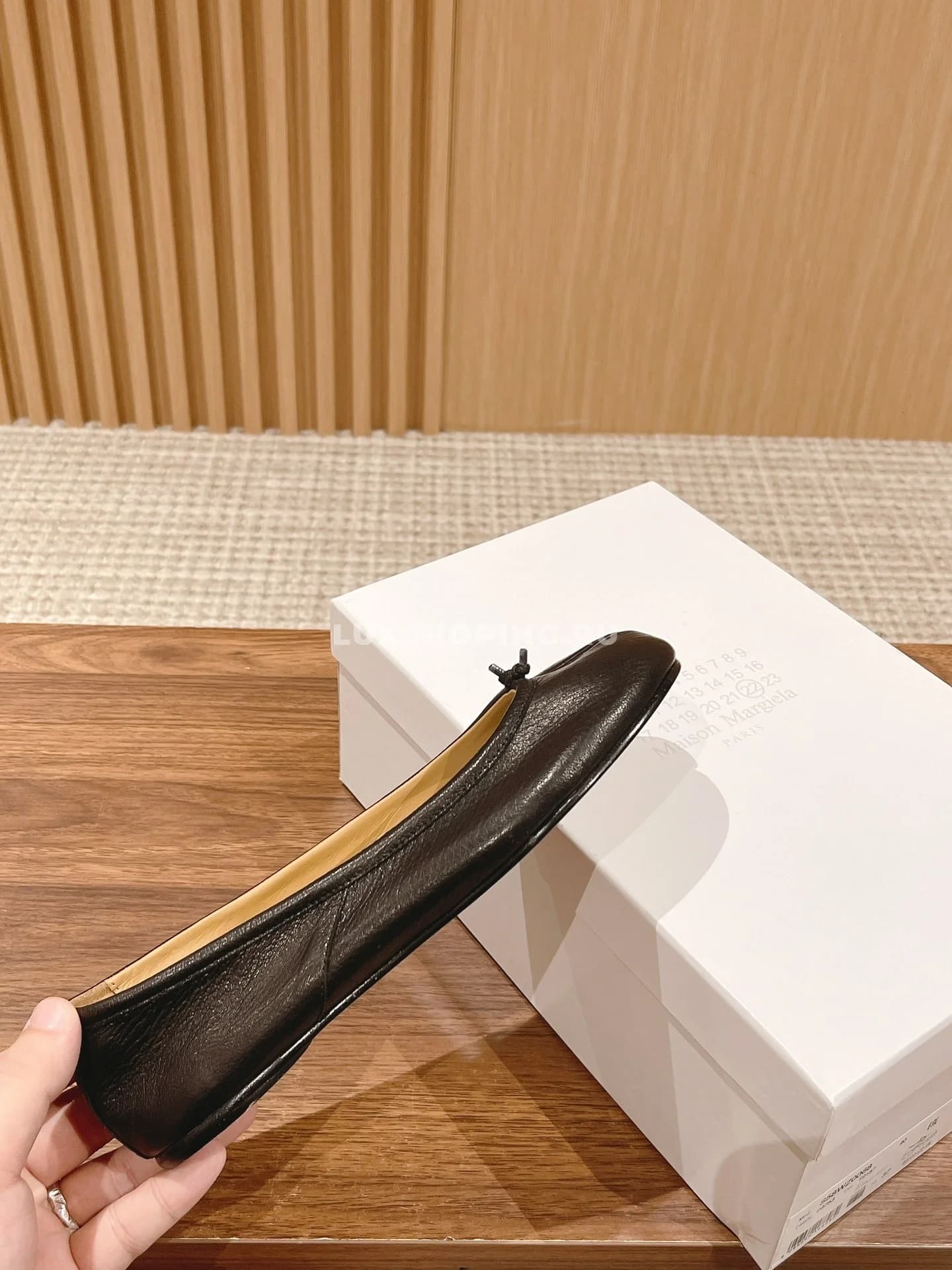 Балетки Margiela Tabi черные - фото 4