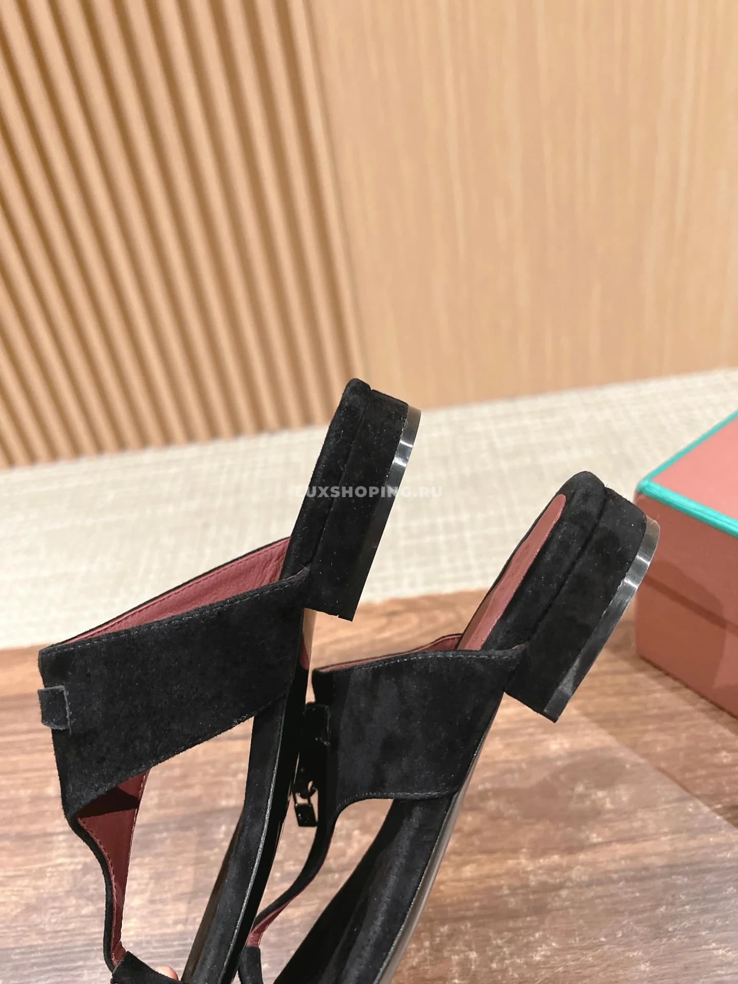 Шлепаны Loro Piano черные - фото 6