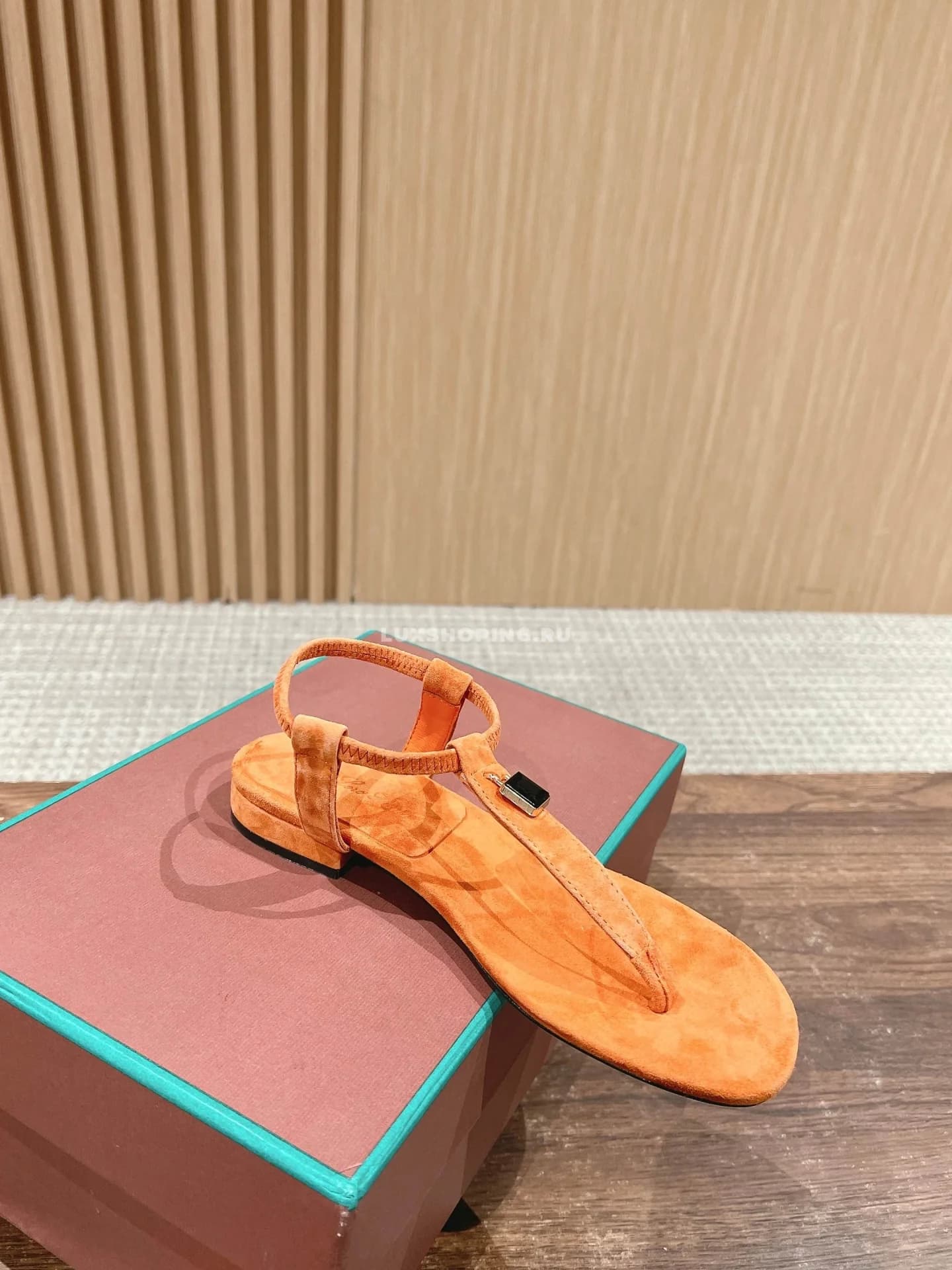 Сандали Loro Piano оранжевые - фото 2