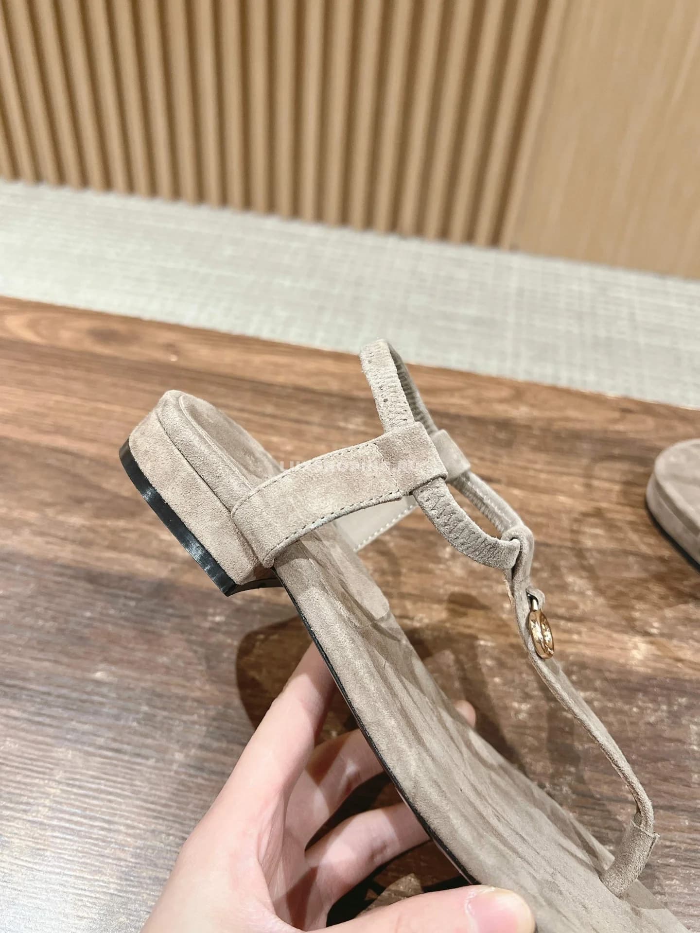 Сандали Loro Piano серые - фото 6