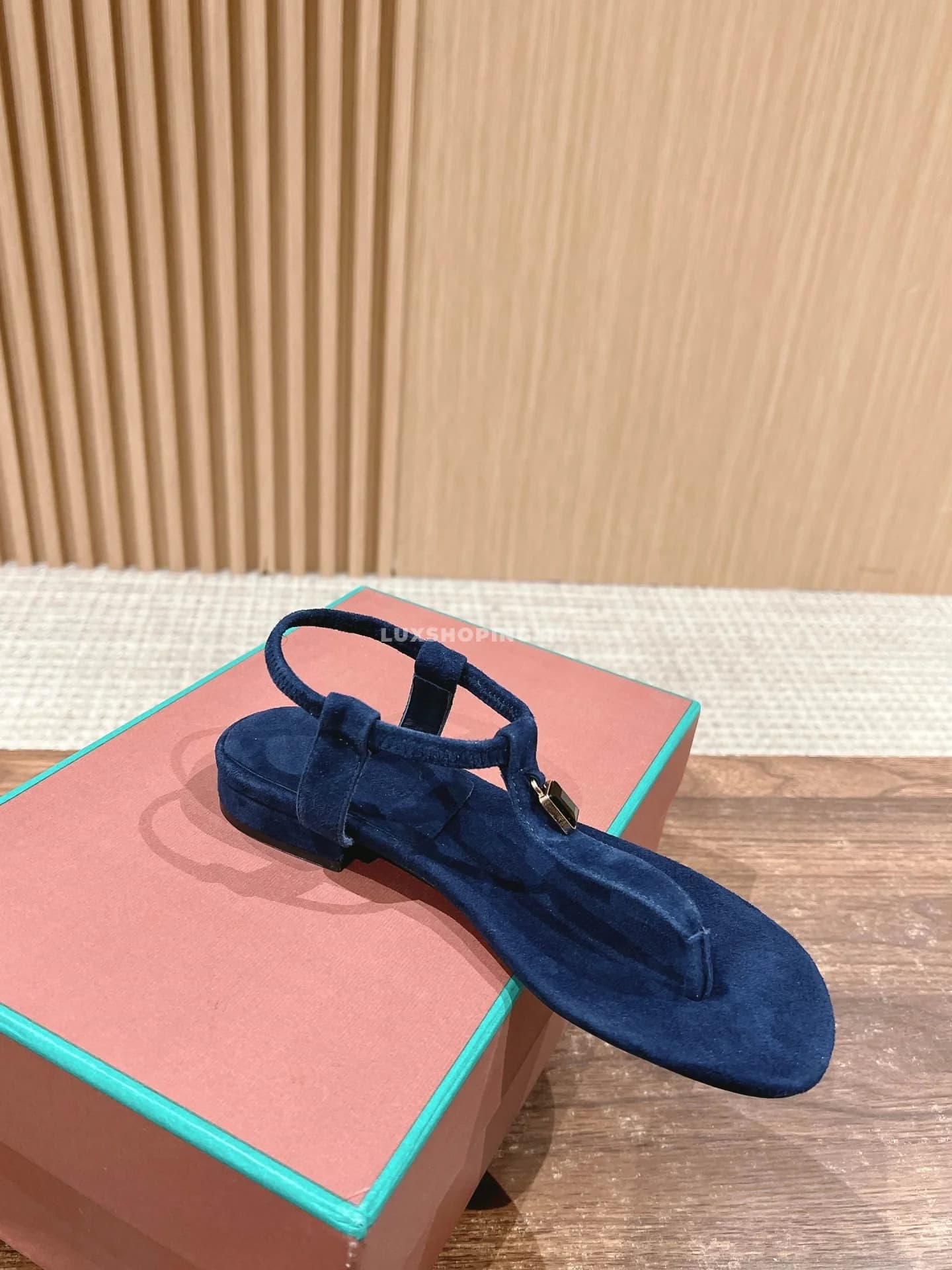 Сандали Loro Piano синие - фото 3