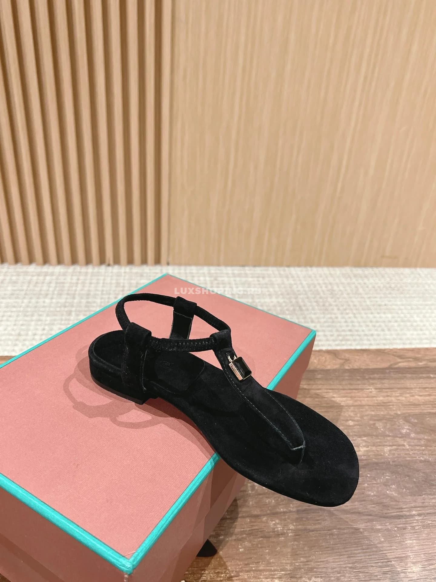 Сандали Loro Piano черные - фото 2