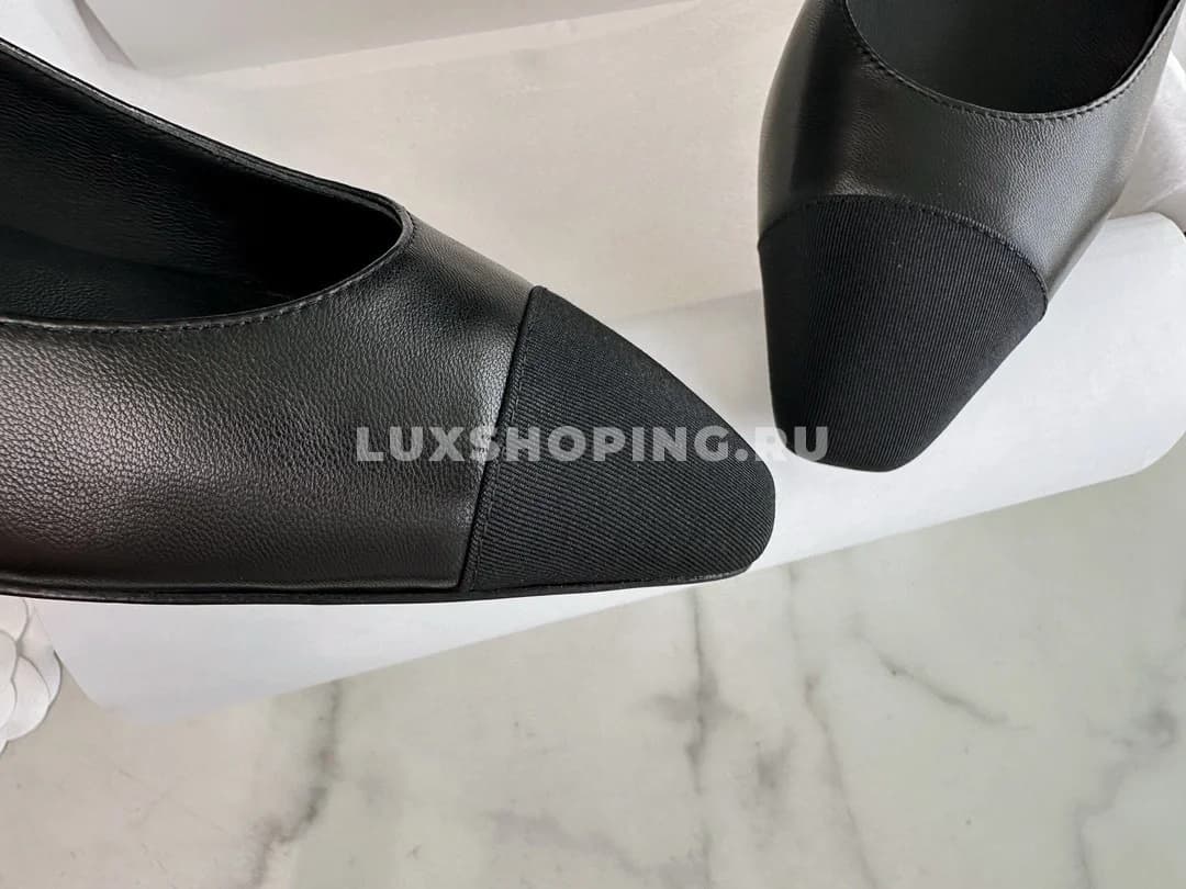 Chanel Ballet Black балетки серные - фото 2