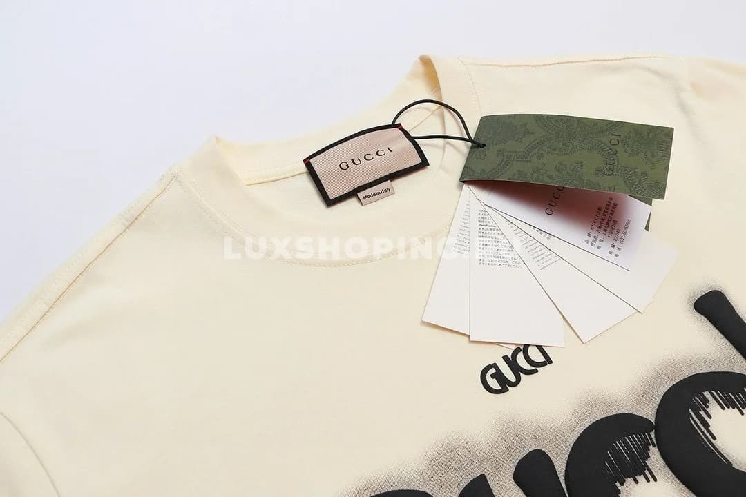 GUCCI Хлопковая футболка /841Б - фото 4