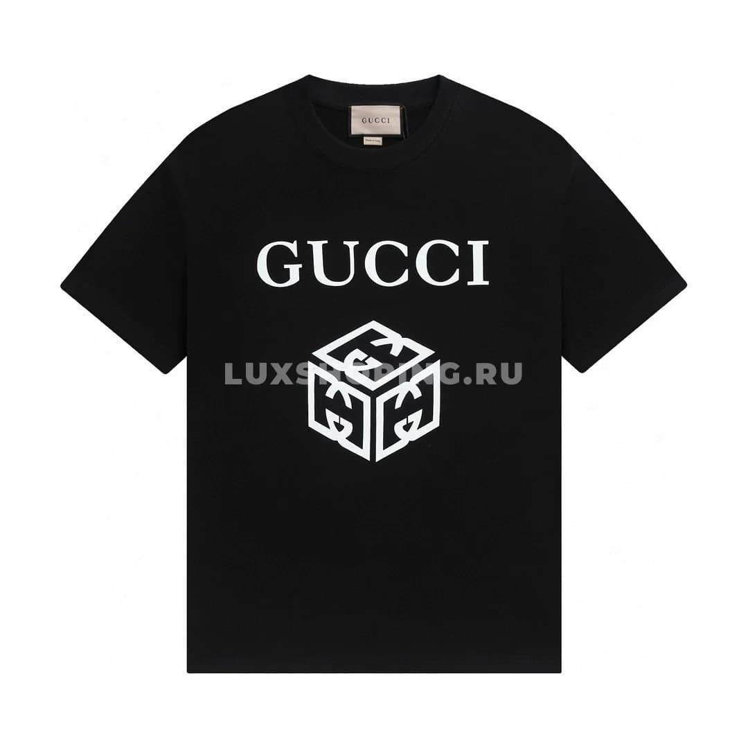 GUCCI Хлопковая футболка /837Ч - фото 3