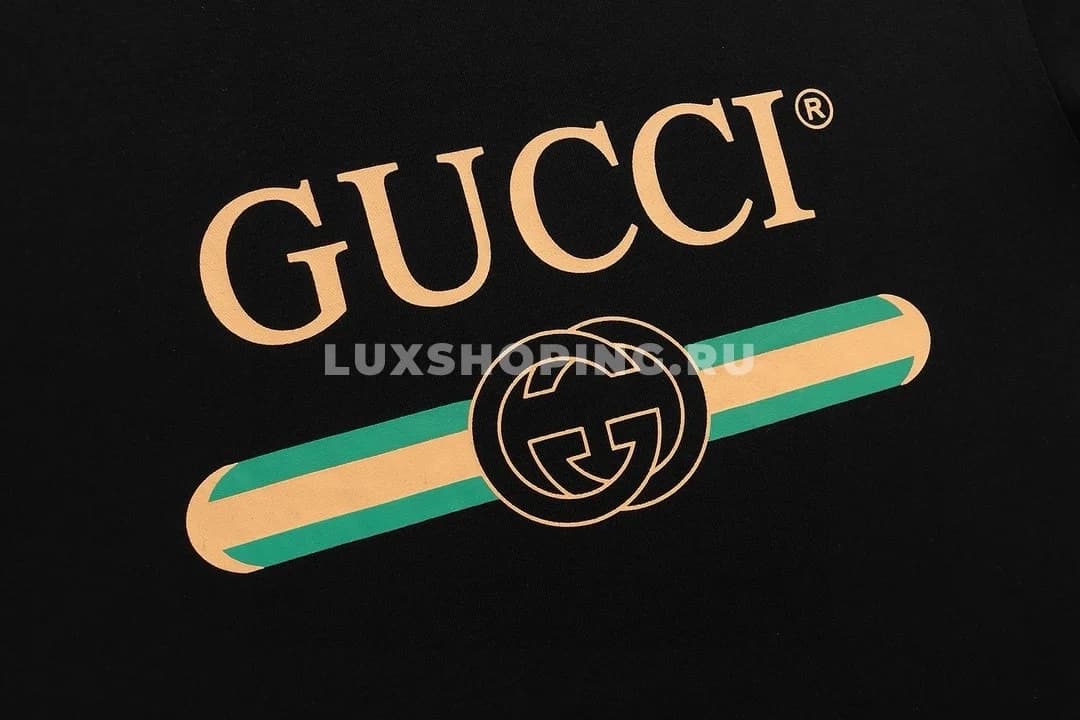 GUCCI Хлопковая футболка /836Ч - фото 6