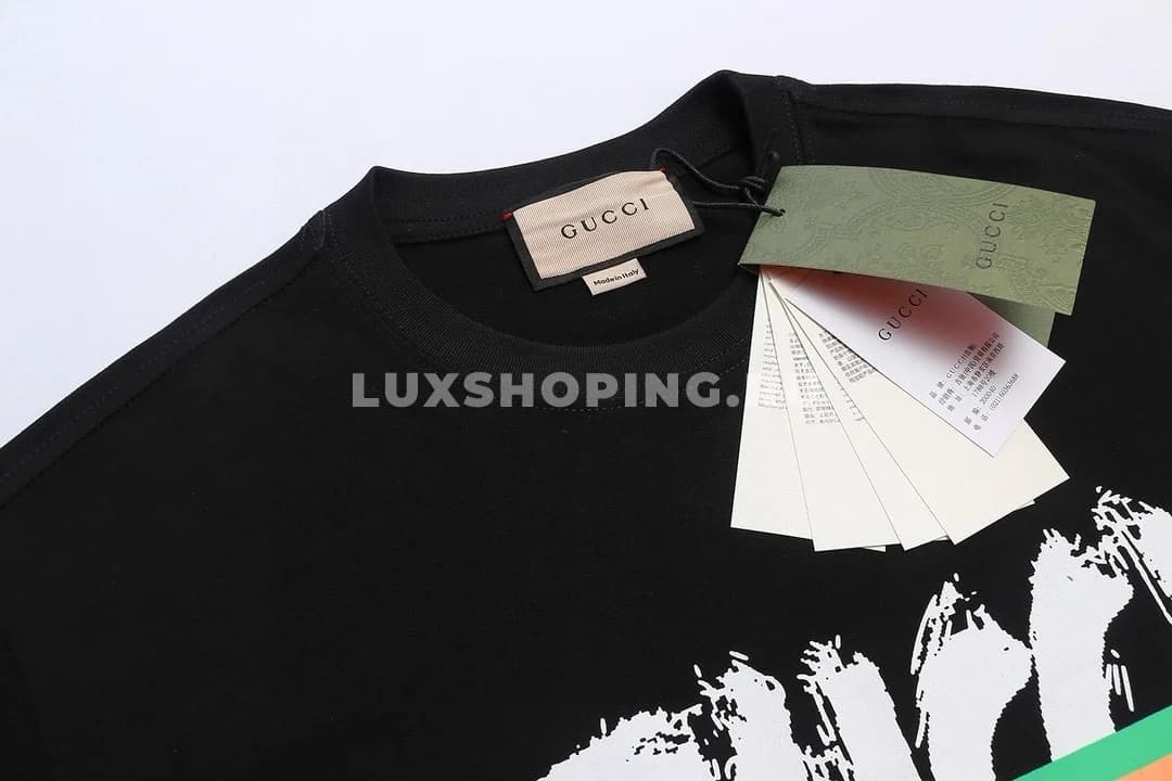 GUCCI Хлопковая футболка /835Ч - фото 5