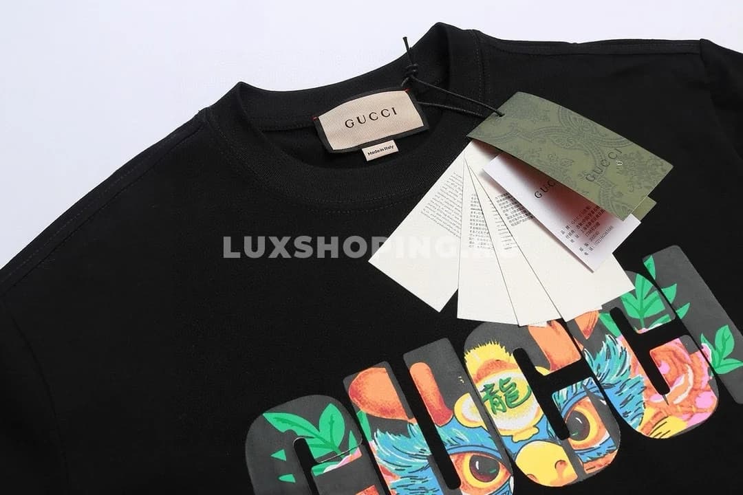 GUCCI Хлопковая футболка /826Ч - фото 6