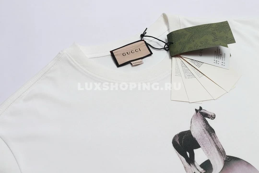 GUCCI Хлопковая футболка /883Б - фото 4