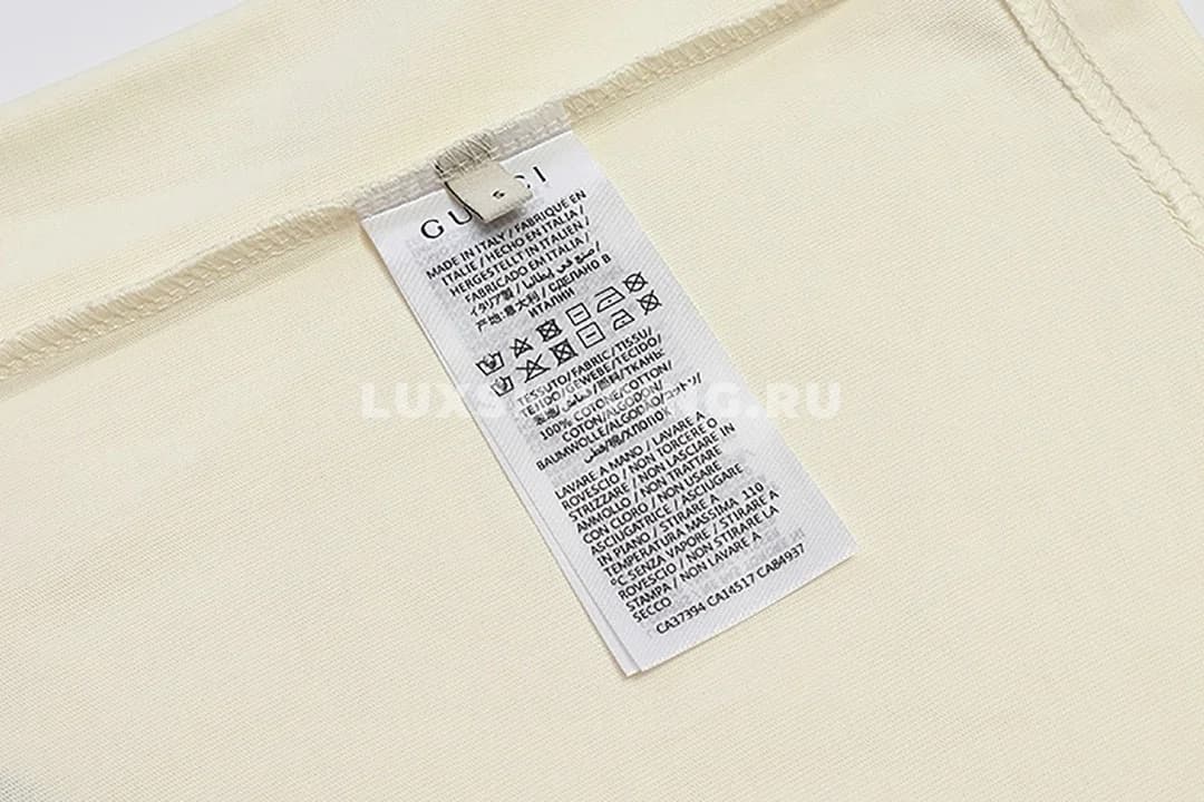 GUCCI Хлопковая футболка /886Б - фото 5