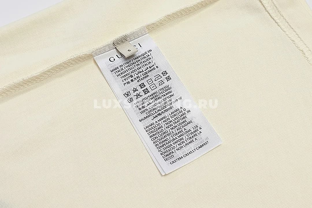 GUCCI Хлопковая футболка /889Б - фото 6