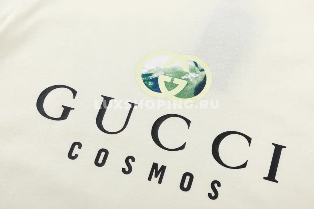 GUCCI Хлопковая футболка Cosmos Б - фото 4