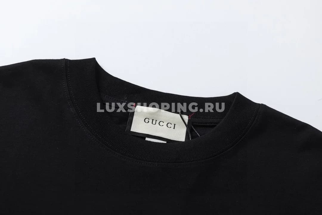 GUCCI Хлопковая футболка Cosmos Ч - фото 3