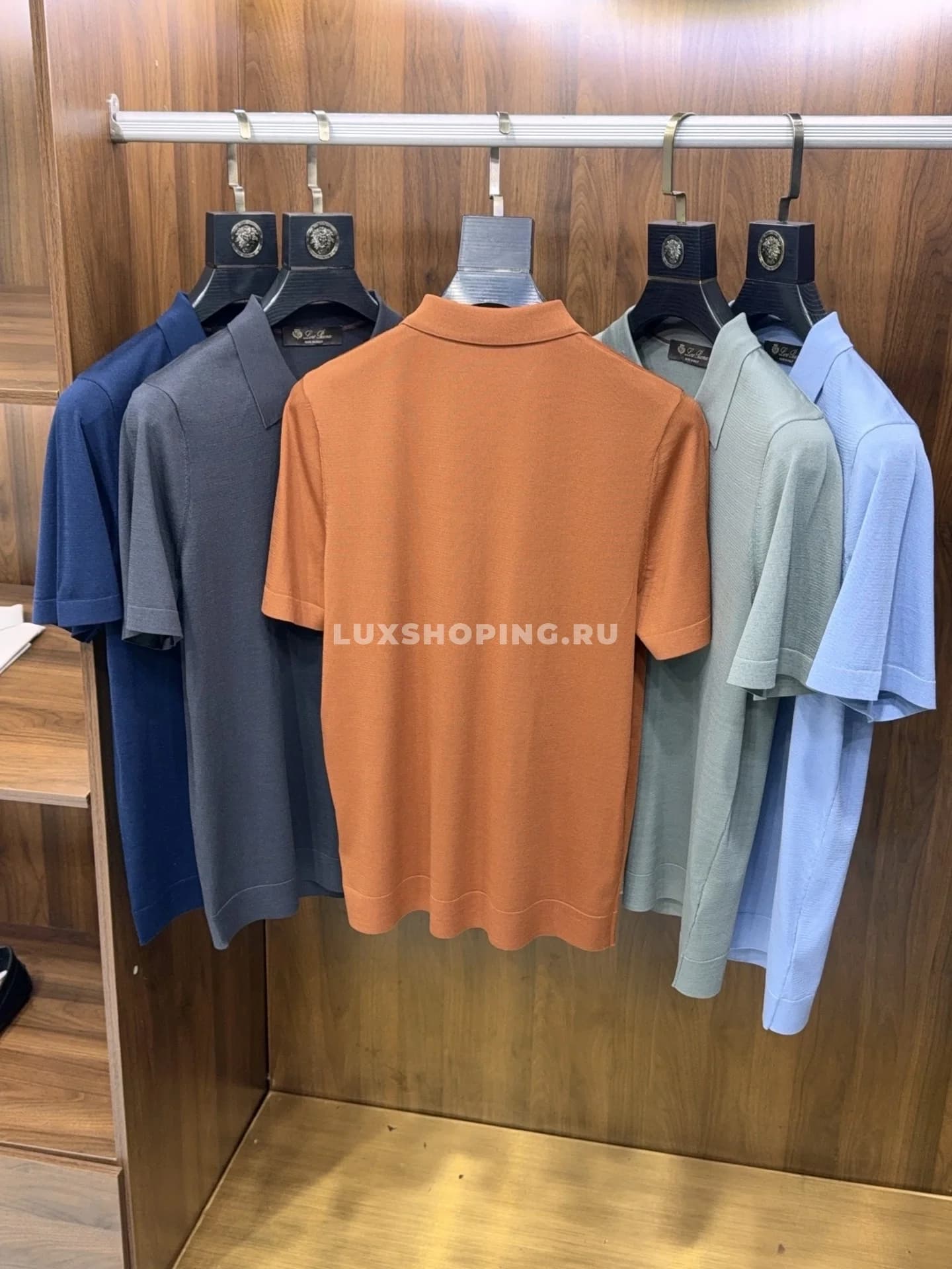 Loro piano поло с шелком - фото 2