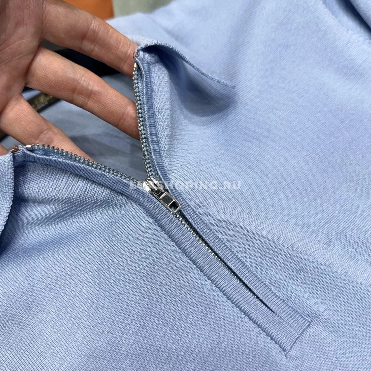 Loro piano поло с шелком - фото 6