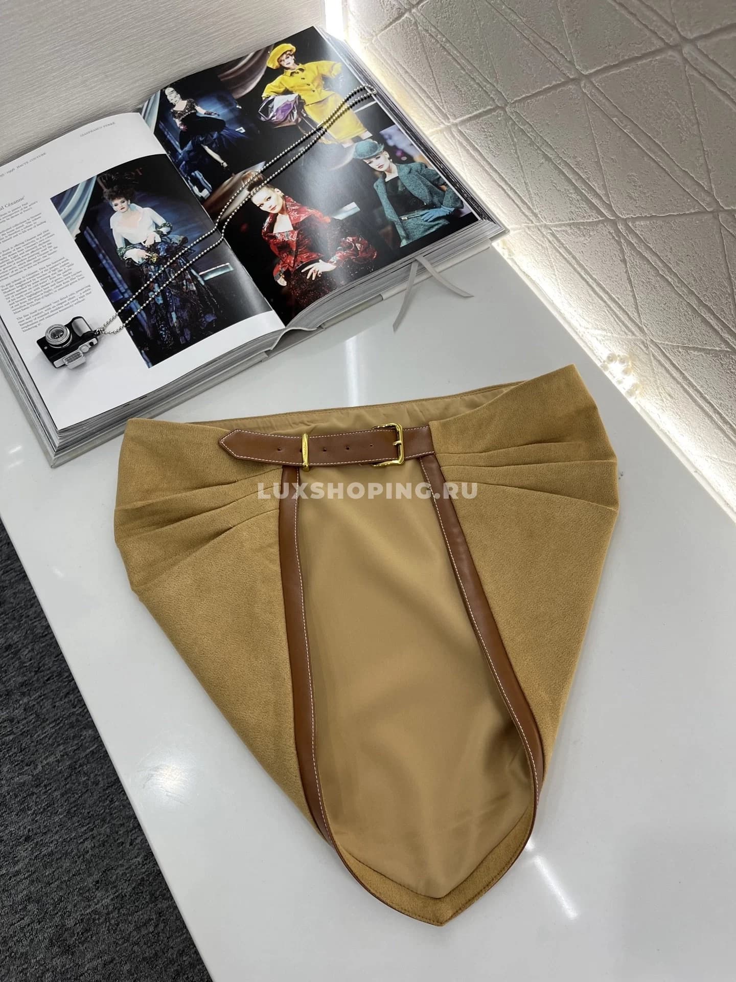 Костюм Miu Miu с мини-юбкой - фото 7