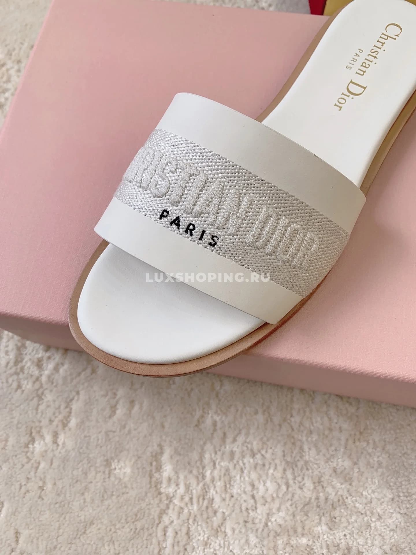 Шлепанцы DIOR SUMMER 24 белые - фото 6