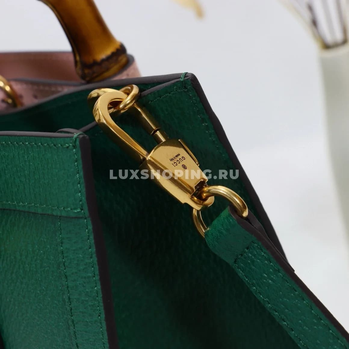 Gucci Сумка-тоут Diana 702721 темно-зеленый - фото 5