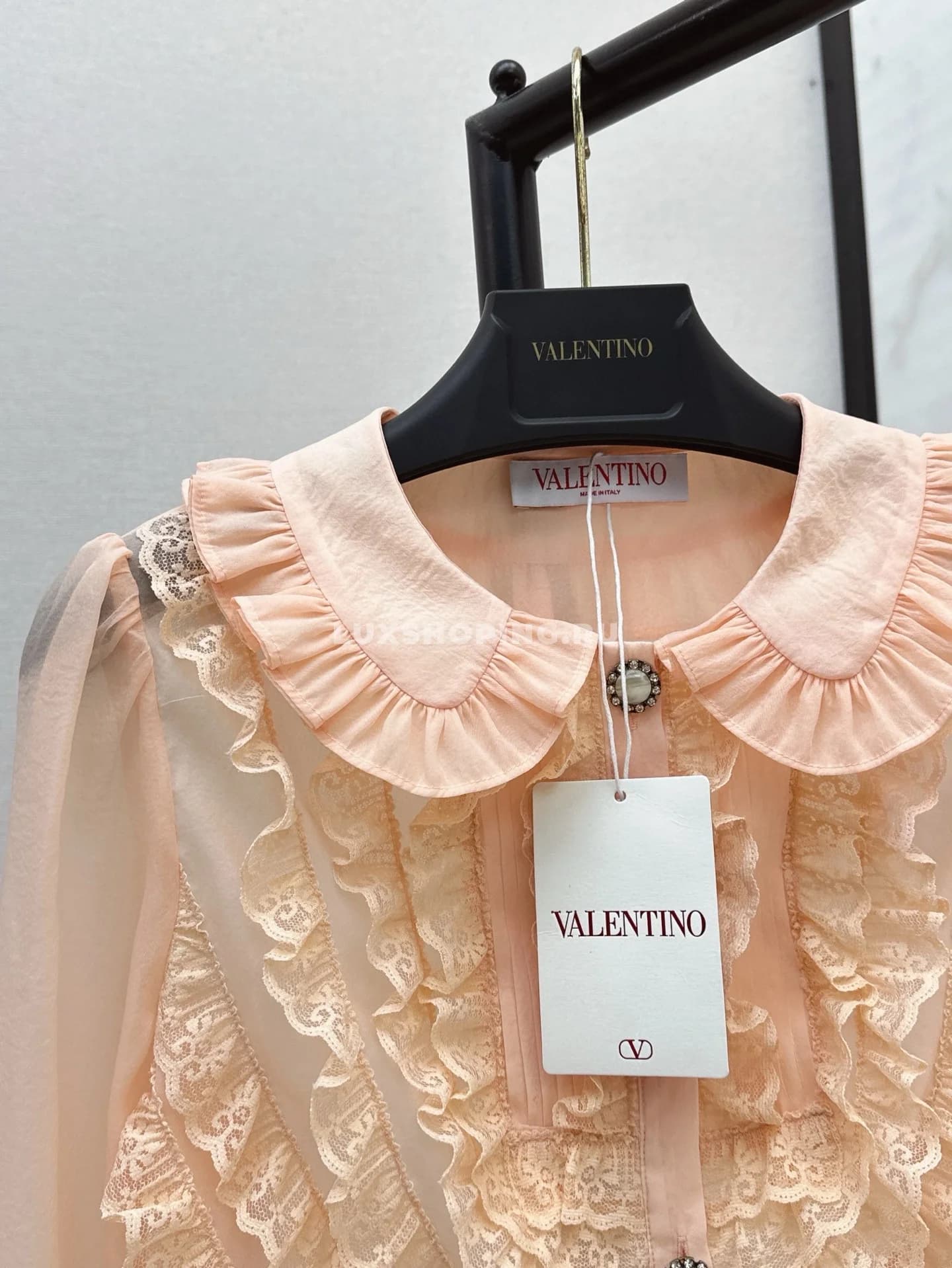 Valentino рубашка кружево - фото 6