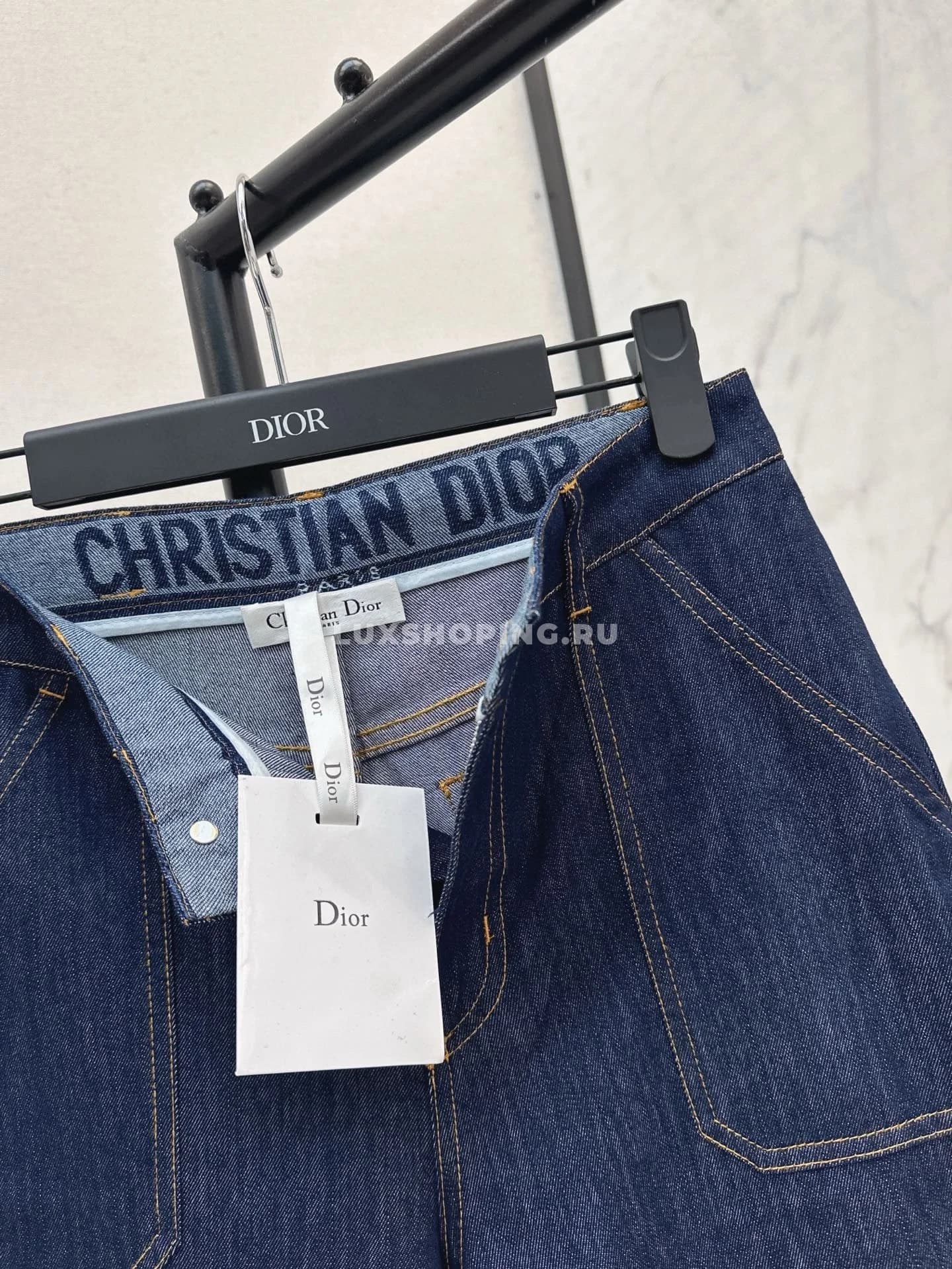 Dior  шорты джинсовые удлиненные - фото 2