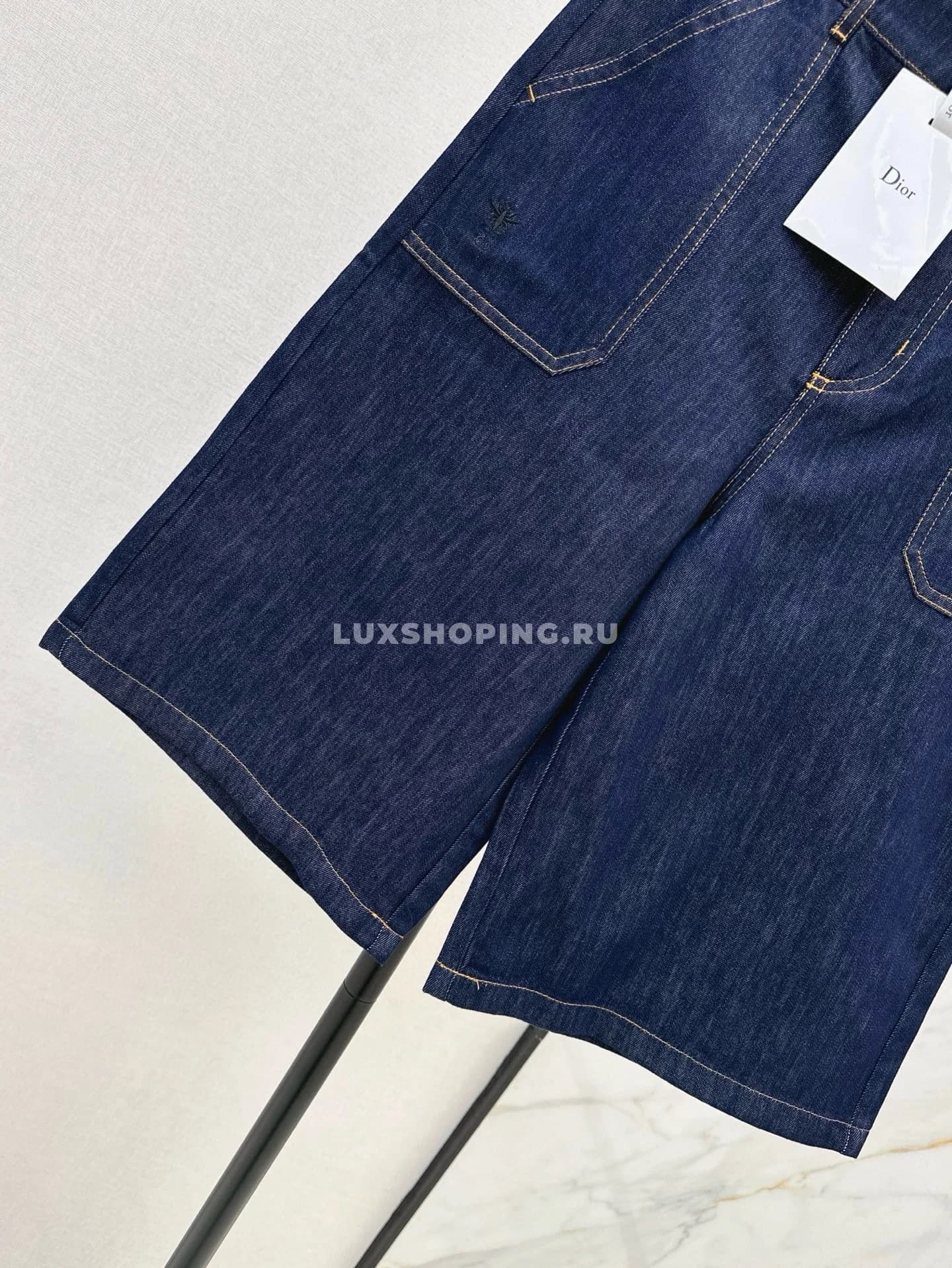 Dior  шорты джинсовые удлиненные - фото 3