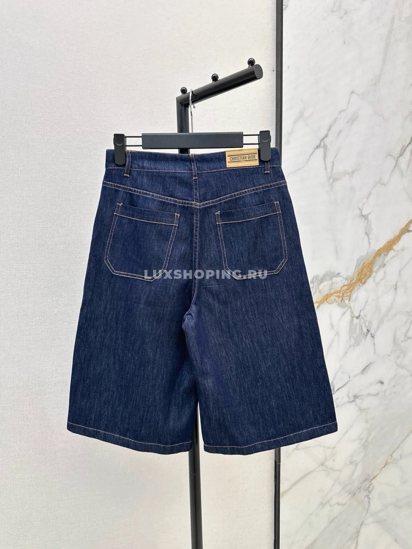 Dior  шорты джинсовые удлиненные - фото 4