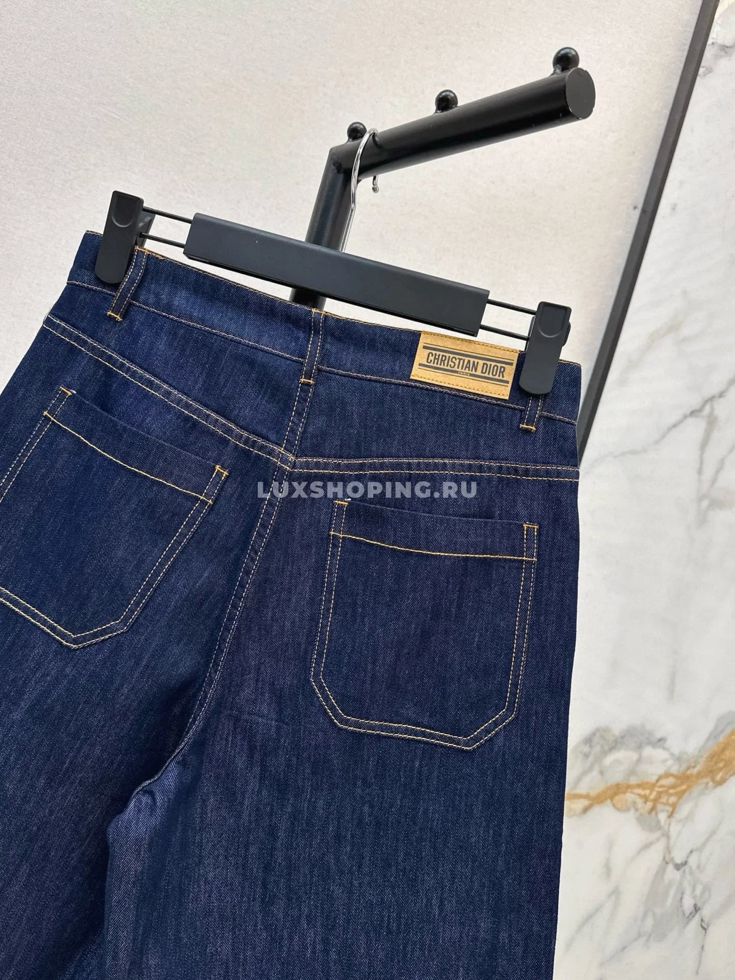 Dior  шорты джинсовые удлиненные - фото 5