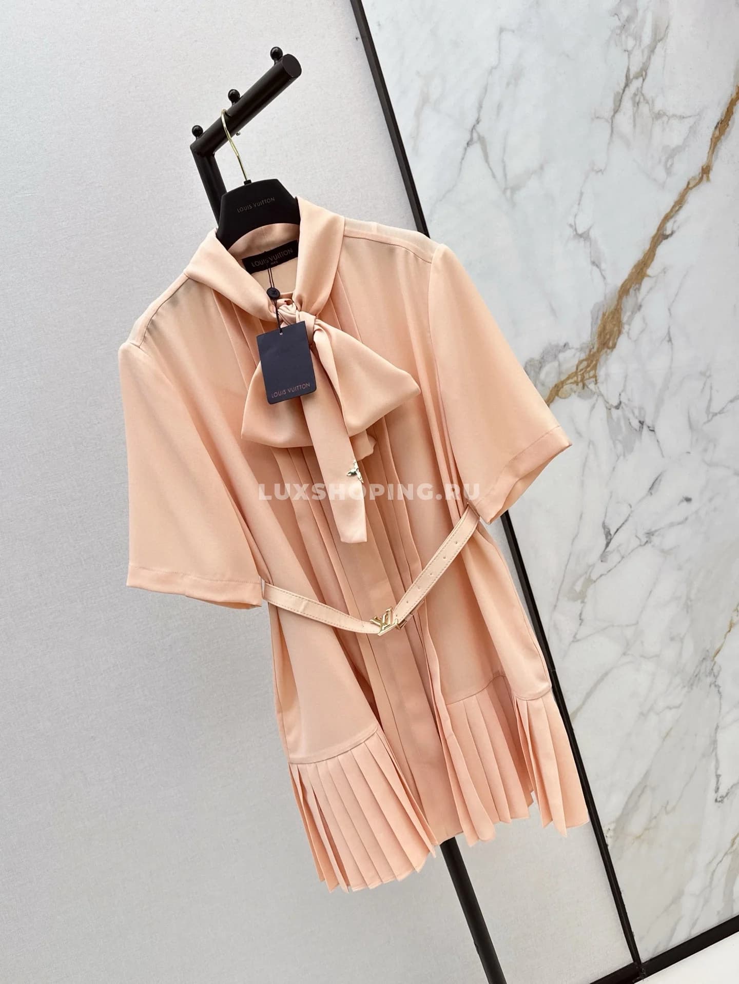 Louis Vuitton платье-плиссе Лавальер - фото 3