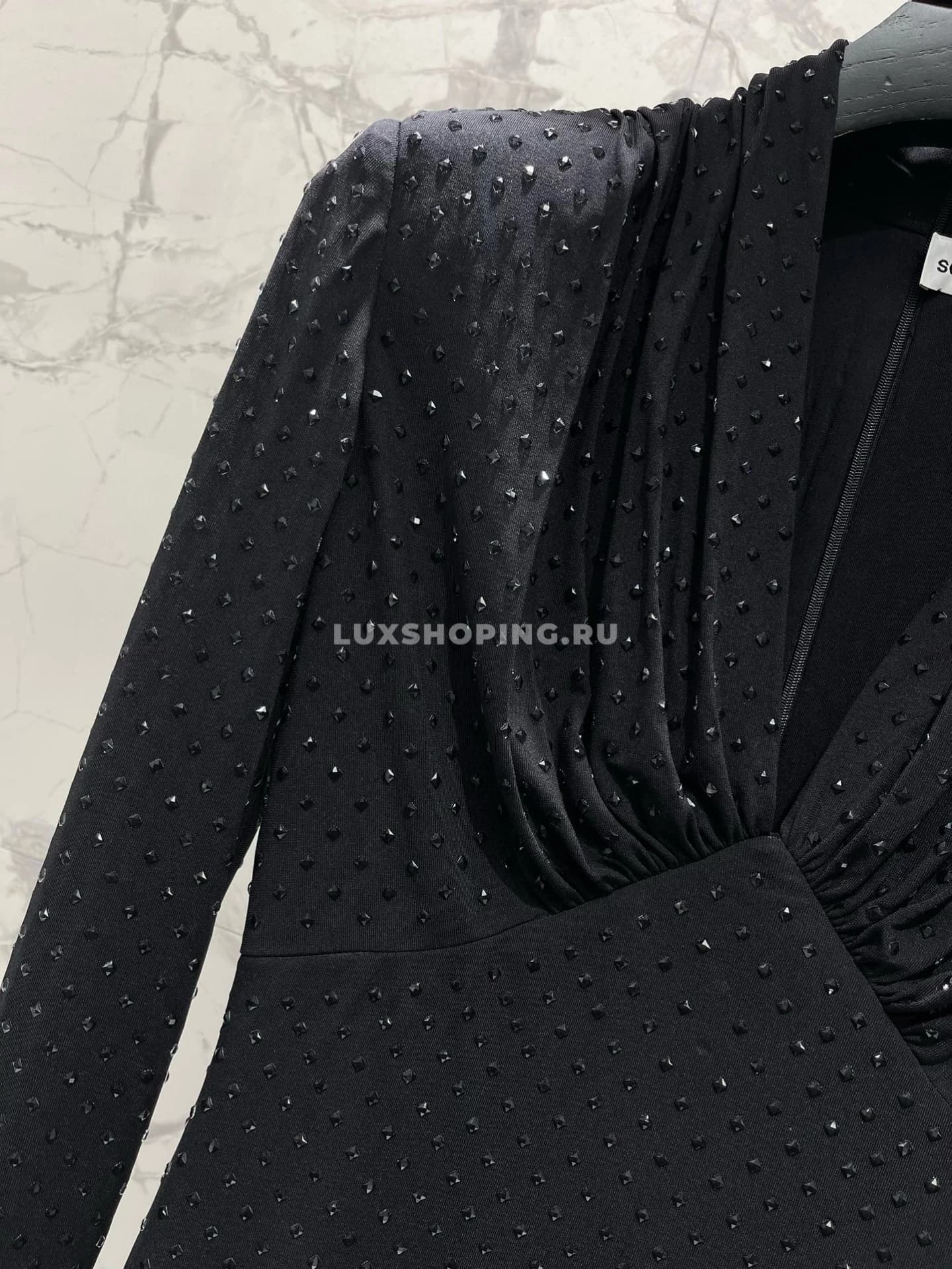 Self-portrait платье с отделкой стразами - фото 4