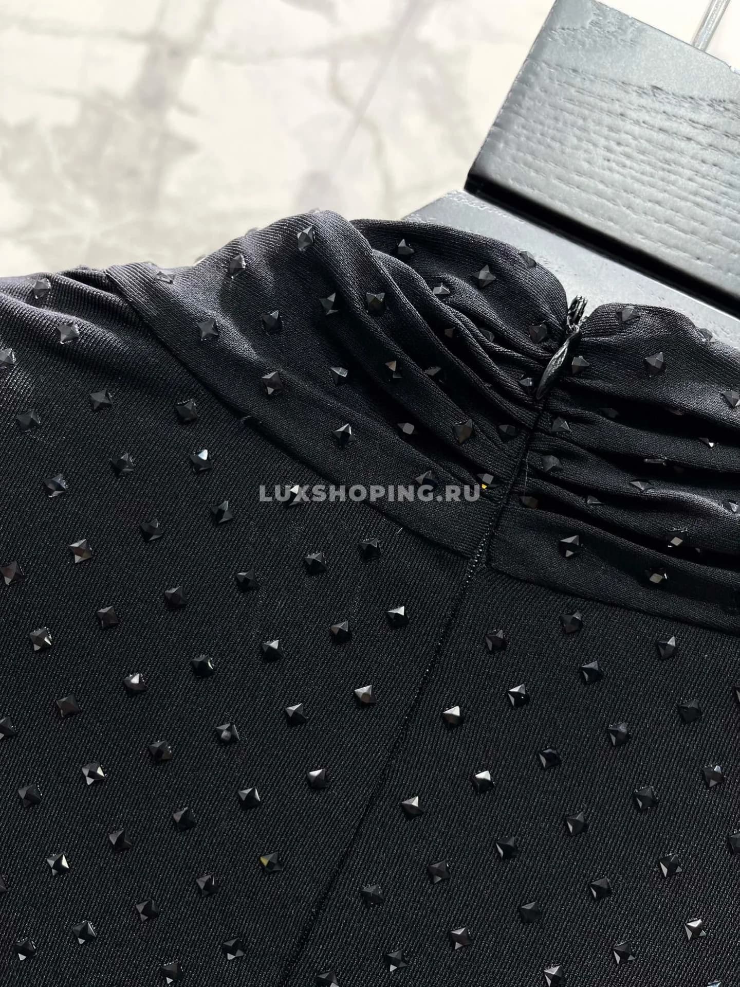 Self-portrait платье с отделкой стразами - фото 9