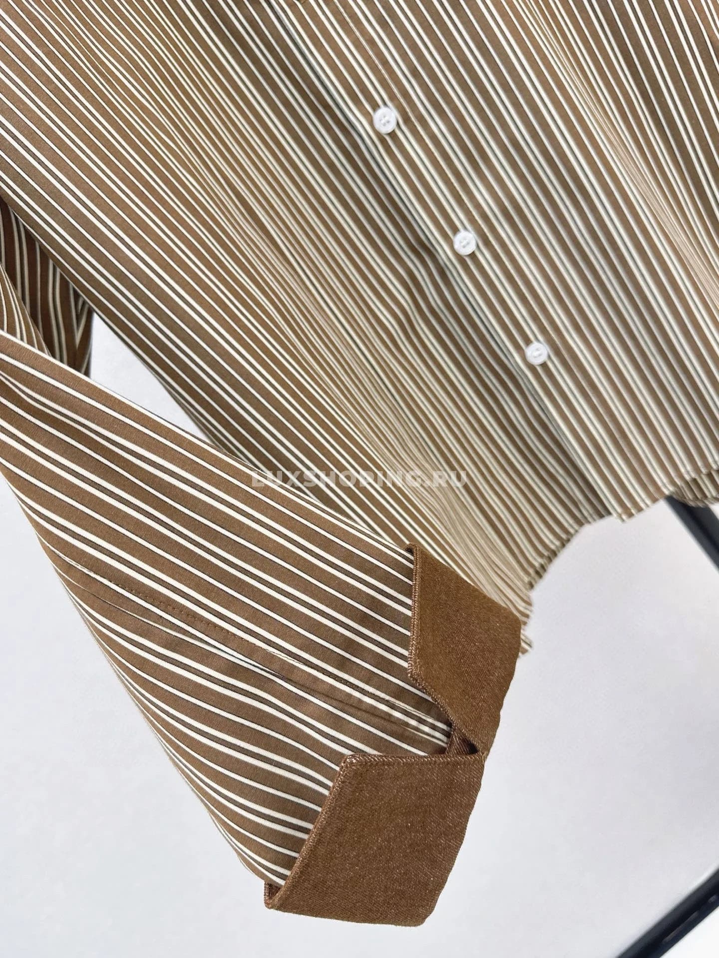 Dior классическая рубашка в полоску - фото 6