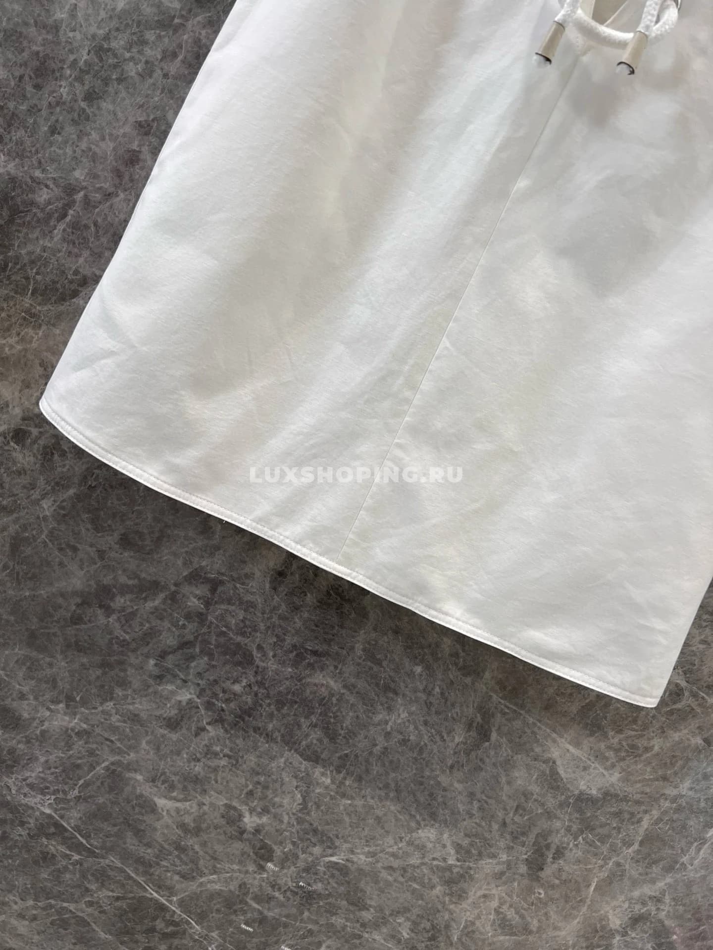 Prada хлопковая безрукавка со шнуровкой - фото 8