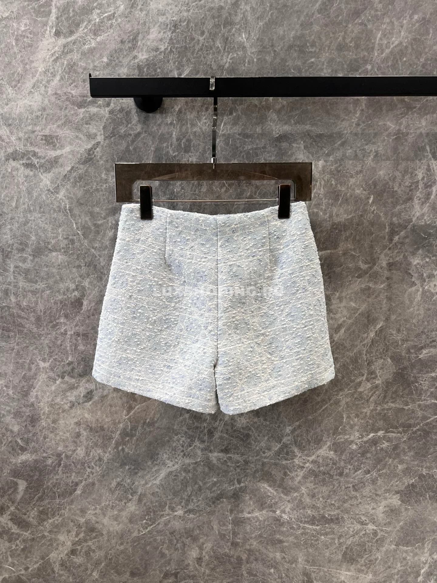 Dior комплект - жакет с длинным рукавом и шорты с плетеным узором - фото 9