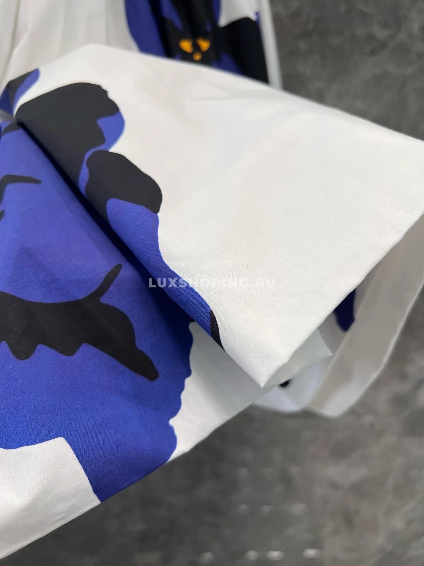 Miu Miu Весенняя юбка с цветочным принтом и объемными складками - фото 6