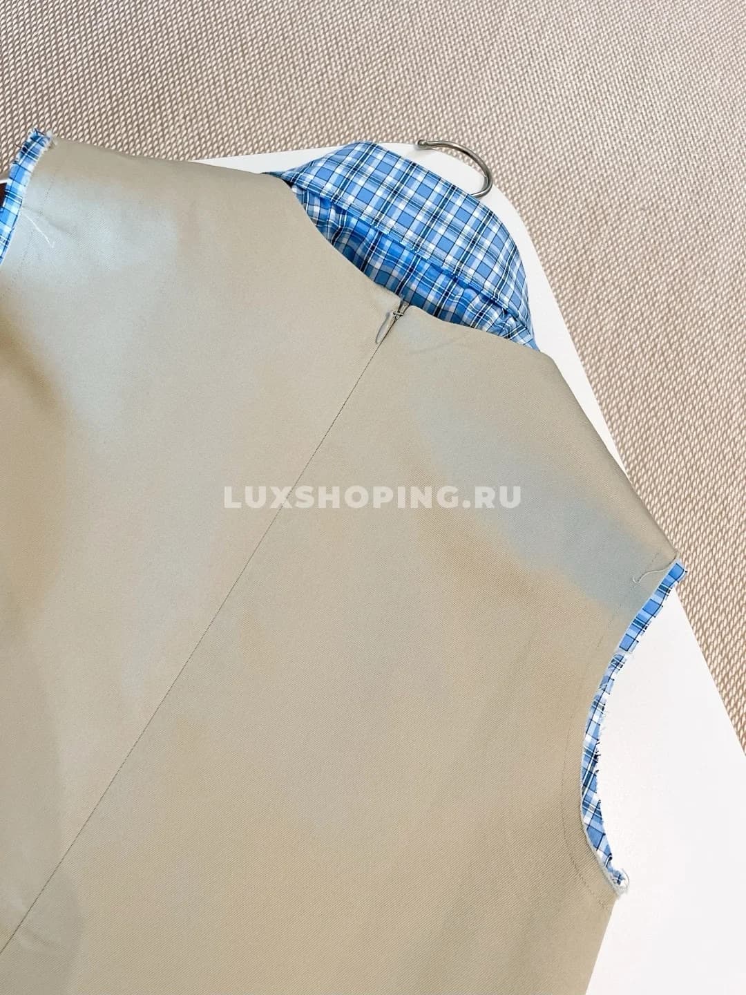 Miu Miu короткое платье с многослойным дизайном - фото 13