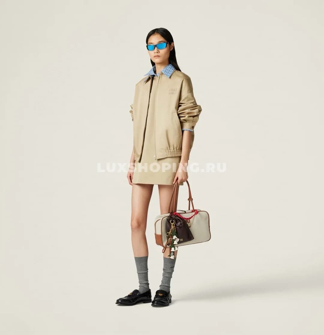 Miu Miu короткое платье с многослойным дизайном - фото 4