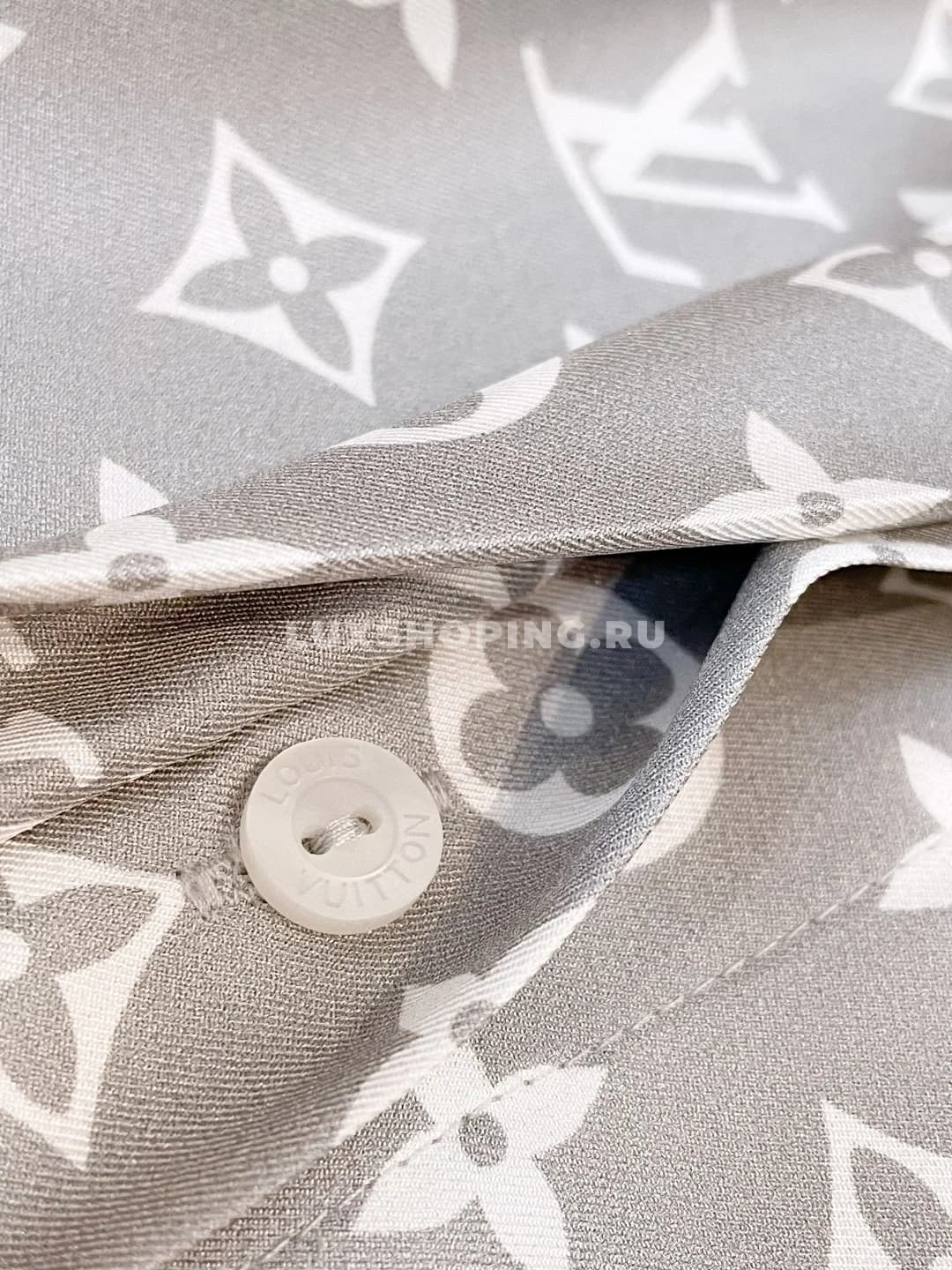 Louis Vuitton шелковое платье-рубашка - фото 12