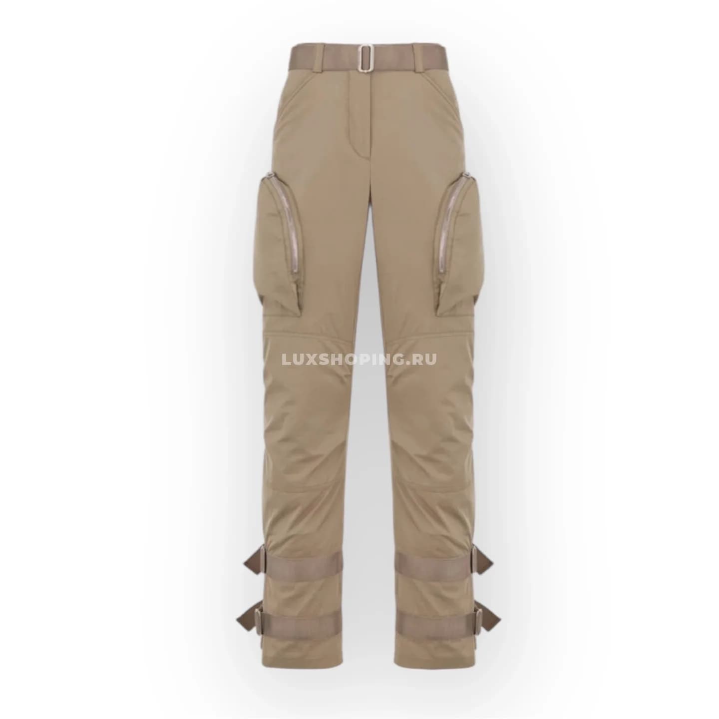 DIOR Брюки карго с ремнём и накладными карманами