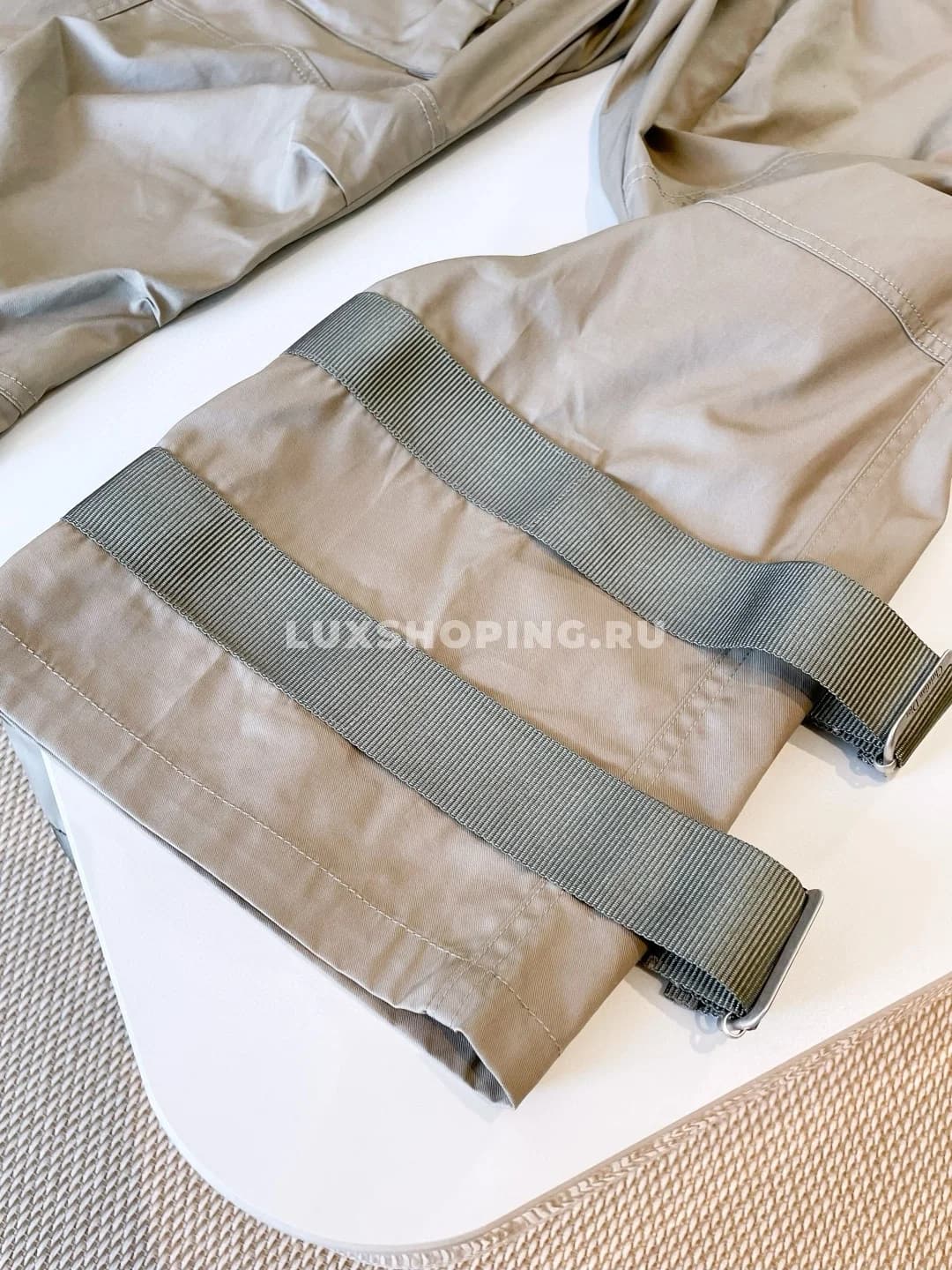 DIOR Брюки карго с ремнём и накладными карманами - фото 6