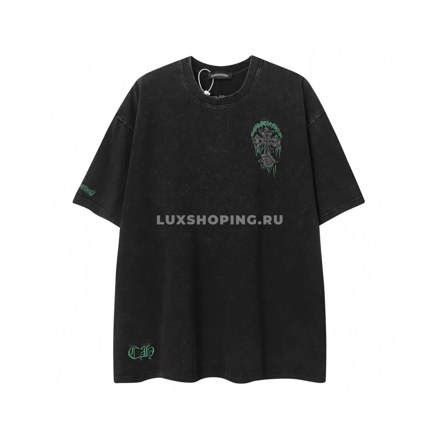 Chrome Hearts Футболка "Зелёный Тибет" - фото 3