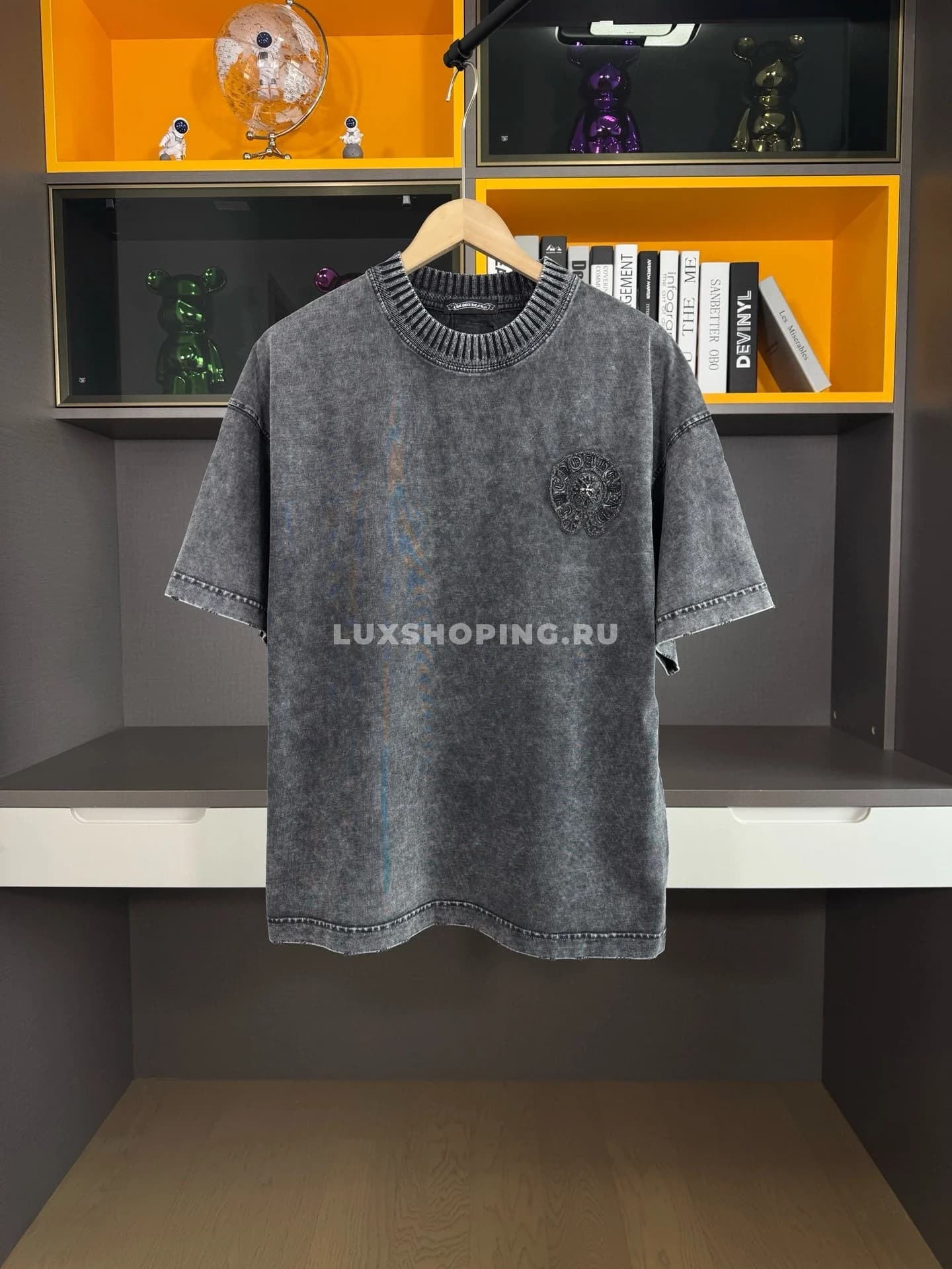 Chrome Hearts Футболка с объемной аппликацией - фото 8