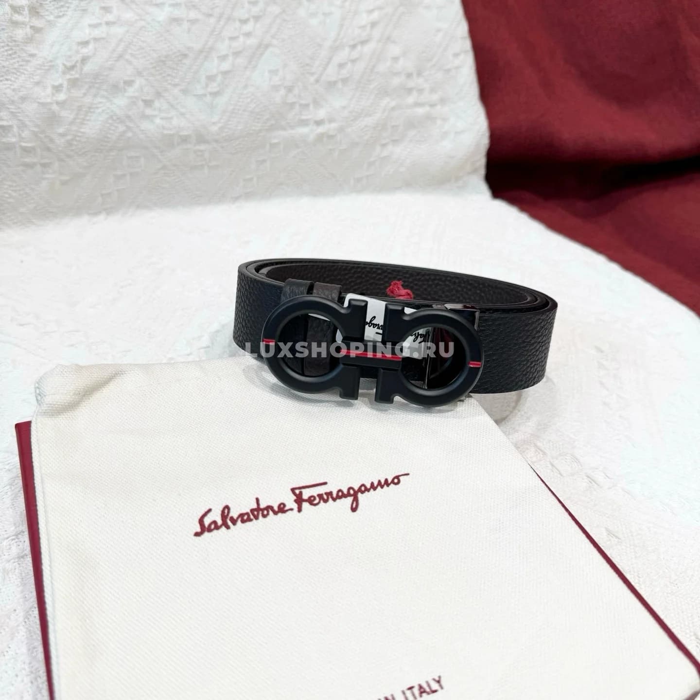 Мужской ремень Salvatore Ferragamo, 3.5 см - фото 4