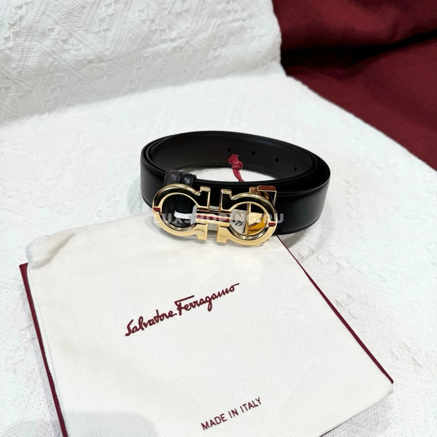 Мужской ремень Salvatore Ferragamo, 3.5 см gold - фото 7