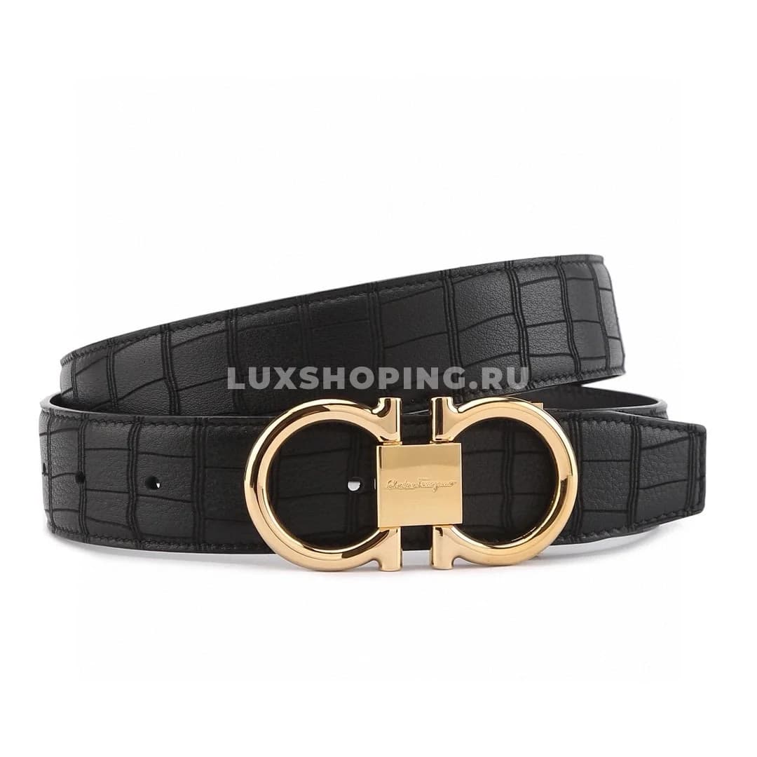 Мужской ремень Salvatore Ferragamo, 3.5см  BG - фото 5