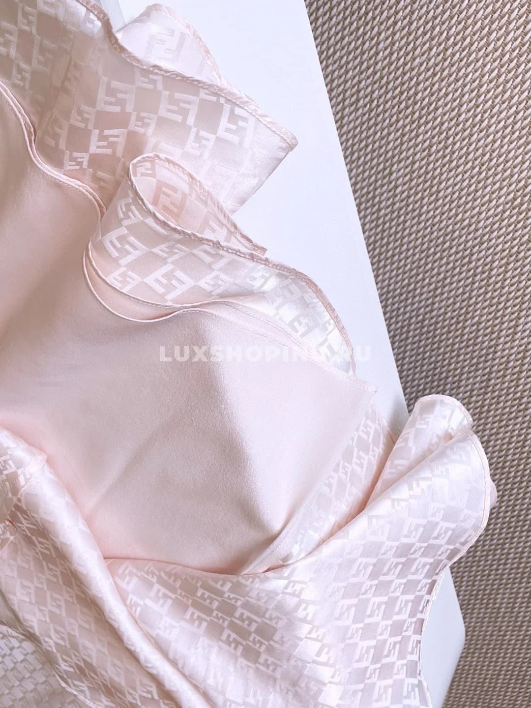 FENDI Юбка из шелка с принтом FF - фото 8