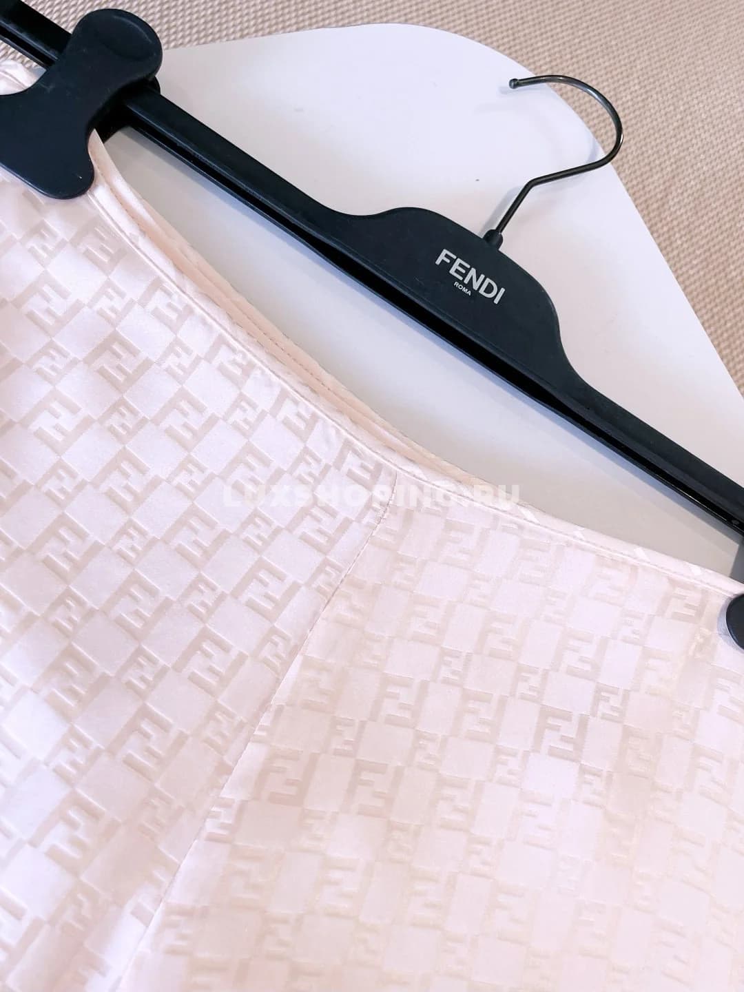 FENDI Юбка из шелка с принтом FF - фото 9