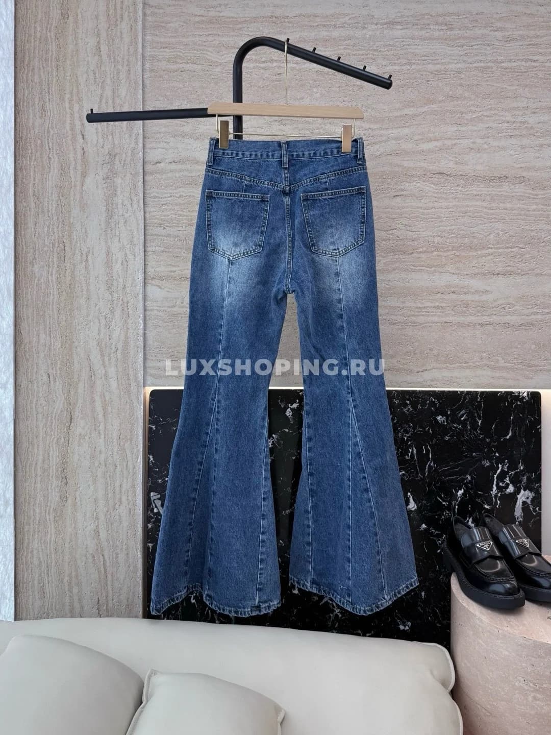 Chloé джинсы с эффектом "рыбий хвост" - фото 3