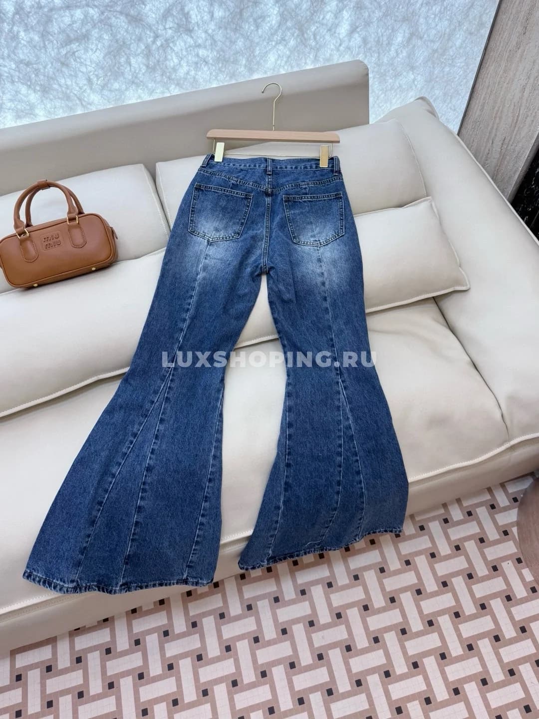 Chloé джинсы с эффектом "рыбий хвост" - фото 5