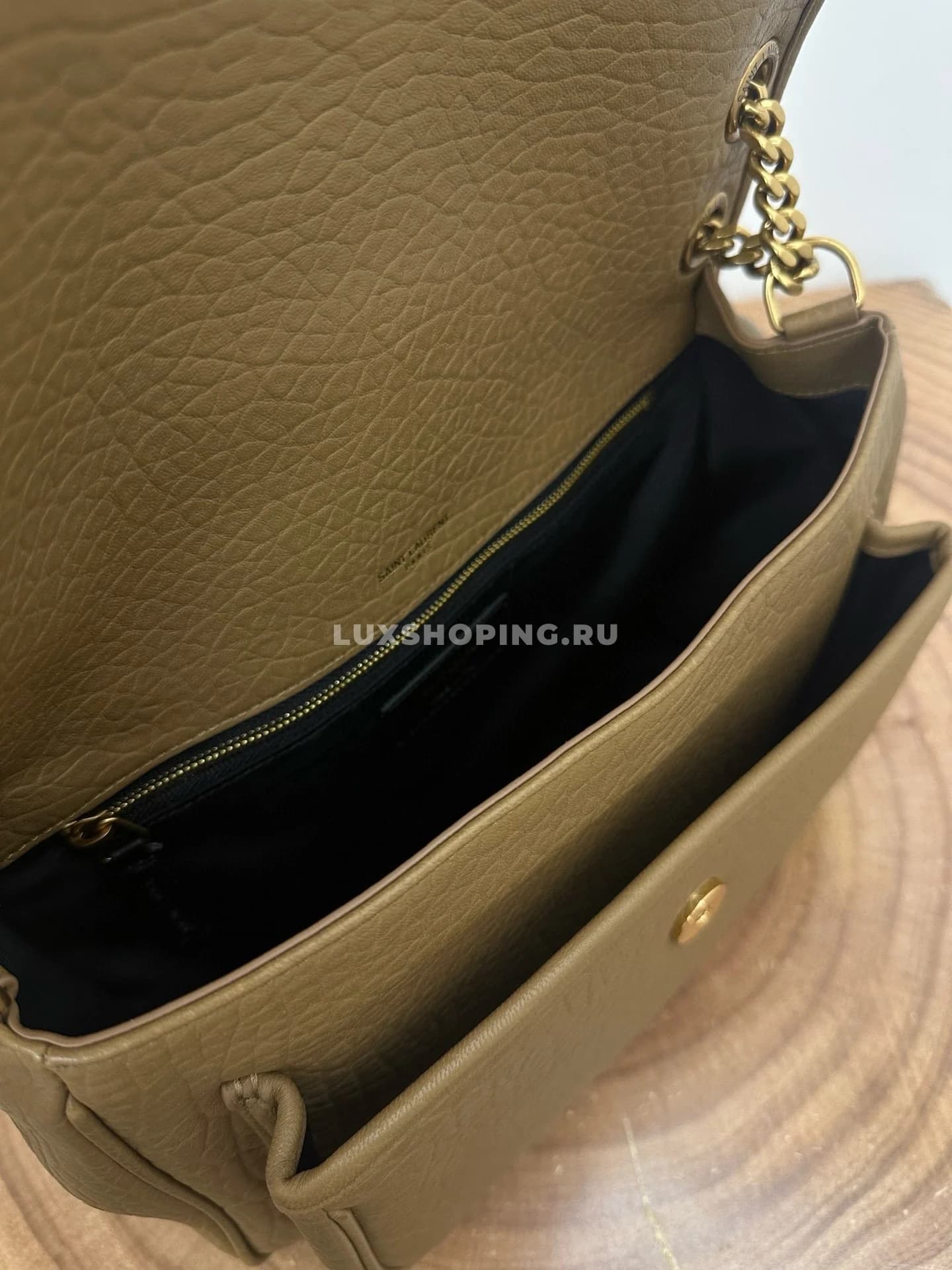 Saint Laurent Сумка Niki 28 см из мягкой овечьей кожи Беж - фото 10