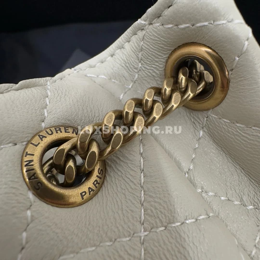 Saint Laurent Сумка Mini Nolita в цвете Белом - фото 6